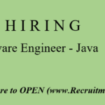 Software Engineer Java