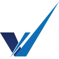 A blue and white logo  Description automatically generated