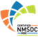 A colorful logo with black background  Description automatically generated